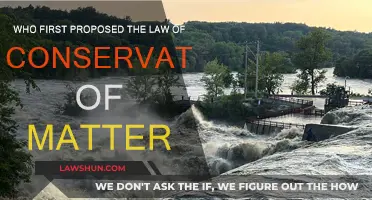 The First Law of Conservation of Matter Proposer