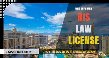 Barr's Law License: Who Endorsed Him?