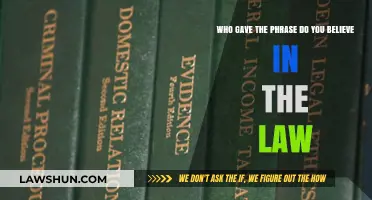 Who Coined 'Do You Believe in the Law?' Uncovering the Origin