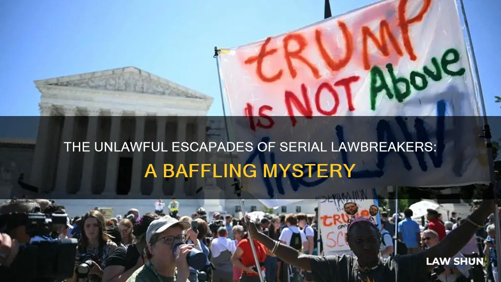 who get away with breaking multiple laws