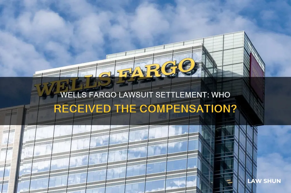who got the money from the wells fargo law suit