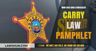 Ohio Concealed Carry Law Pamphlet: Who Has Access and Why