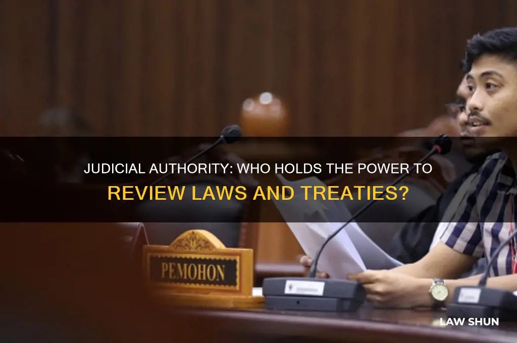 who has power to review all laws and treaties