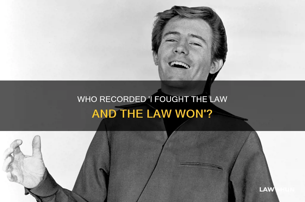 who has recorded i fought law and the law won