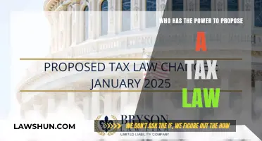 Who Holds the Power to Propose Tax Laws?