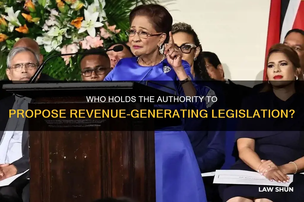 who has the power to propose law to raise revenue