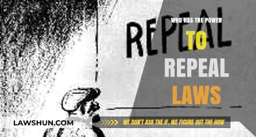 Who Holds the Authority to Repeal Laws: A Comprehensive Guide