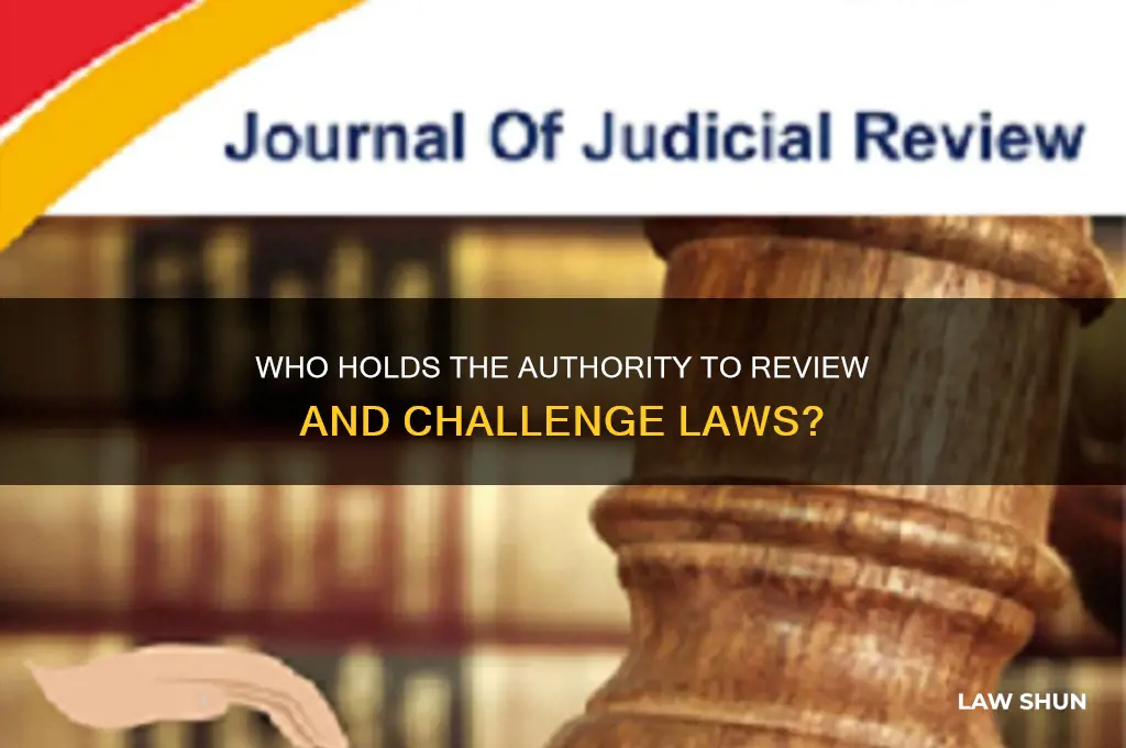 who has the power to review laws