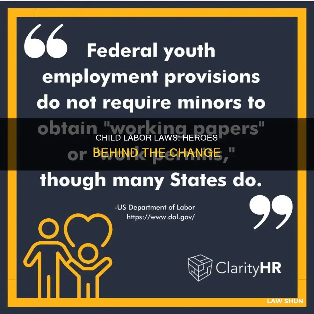 who helped create child labor laws