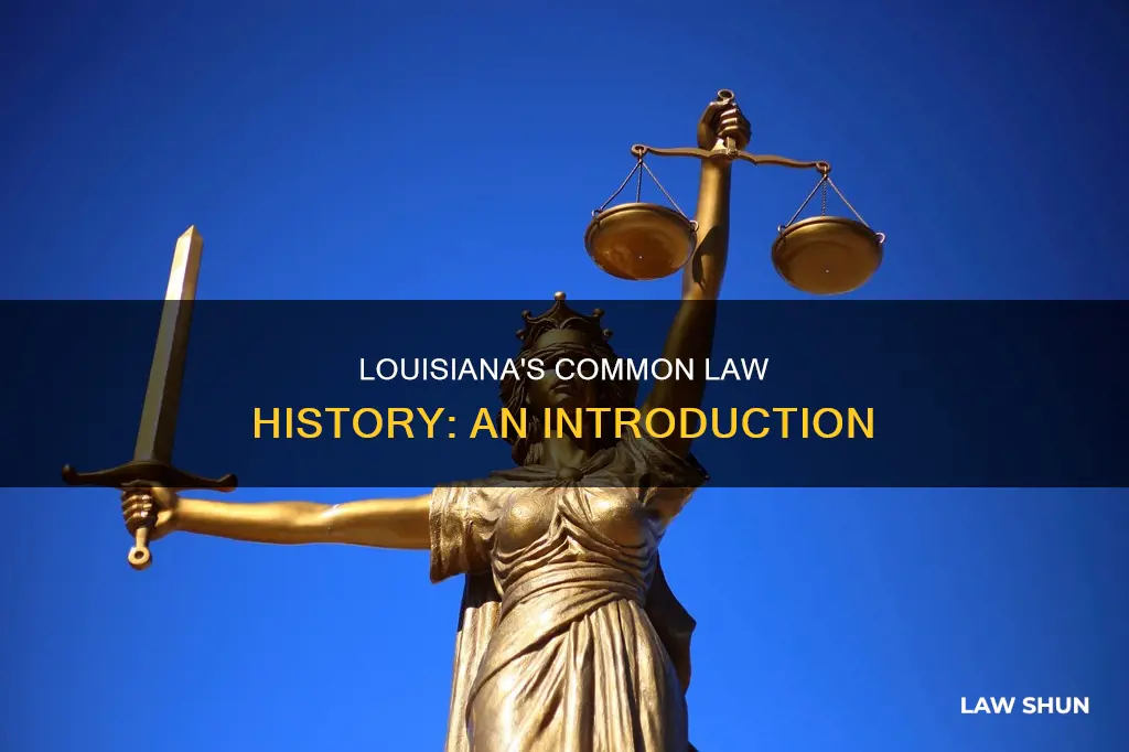 who introduced common law to louisiana