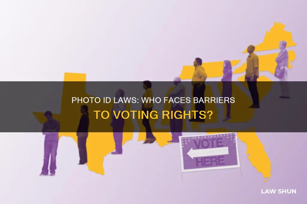 who is affected by the photo id laws
