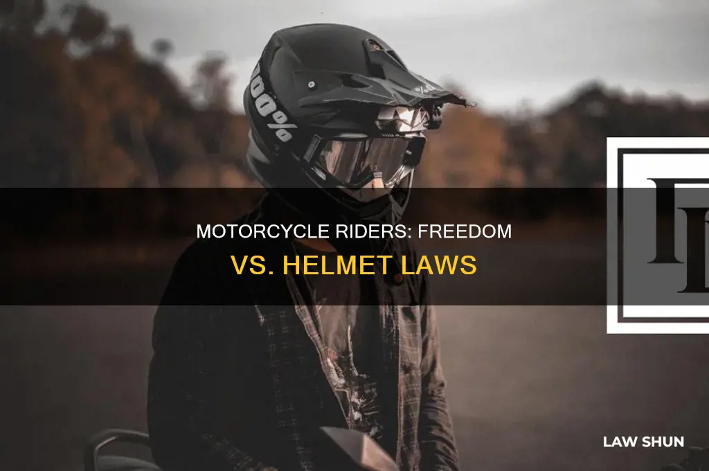 who is against universal helmet laws