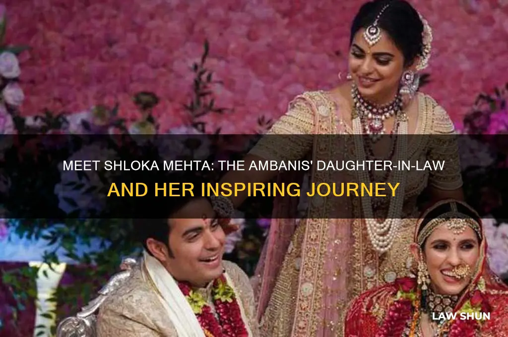 who is ambani daughter in law