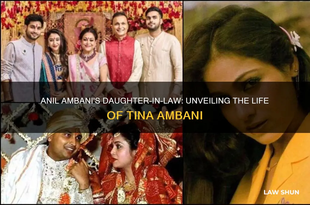 who is anil ambani daughter in law