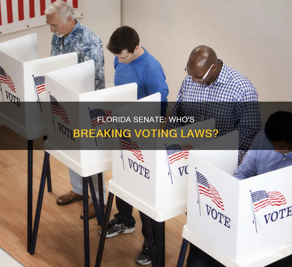 who is breaking law on vote in florida senate