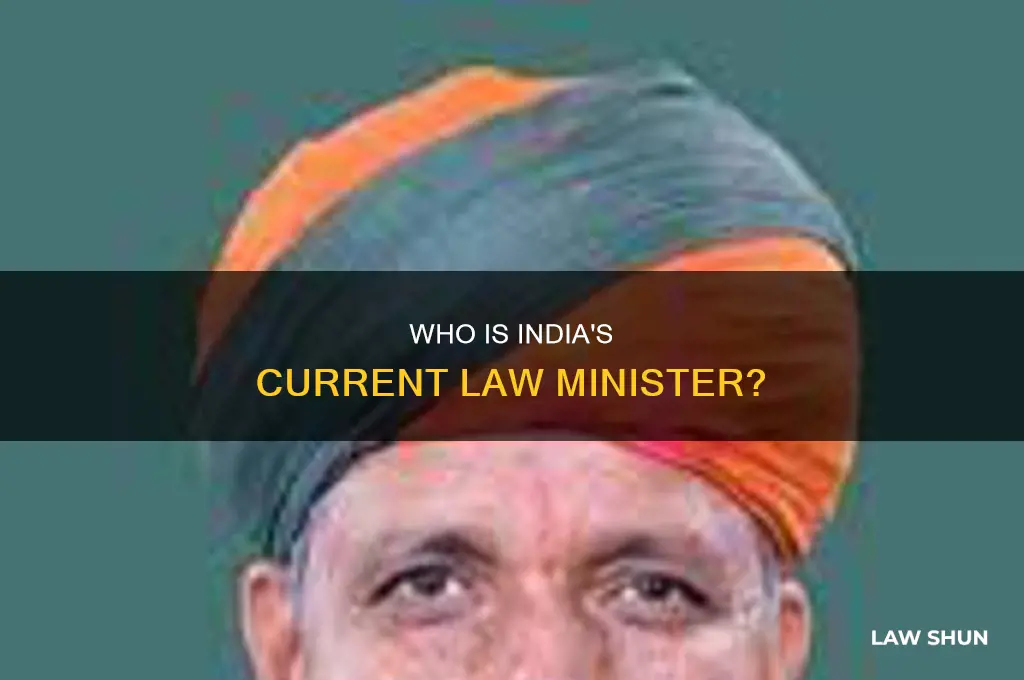 who is central law minister of india