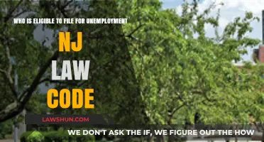 NJ Unemployment Eligibility: Who Can File Under State Law Code