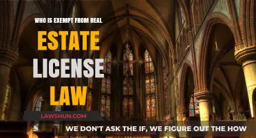 Real Estate License Exemptions: Who's Exempt from the Law?