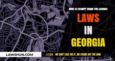 Georgia License Exemptions: Who's Exempt from State Licensing Laws?
