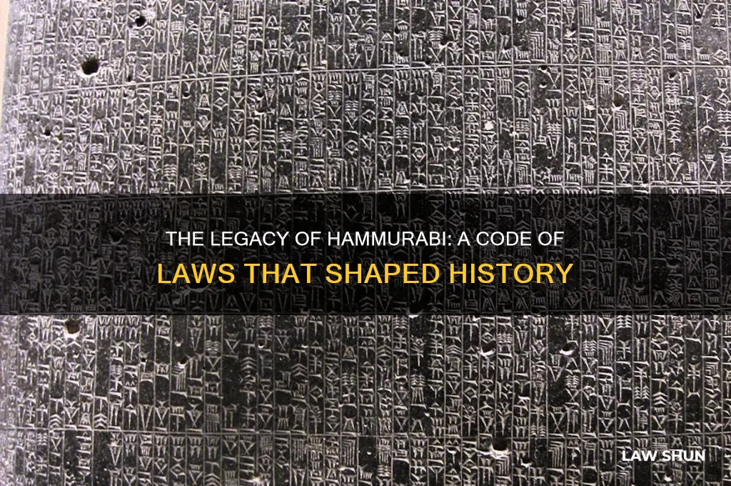 who is famous for a code of laws