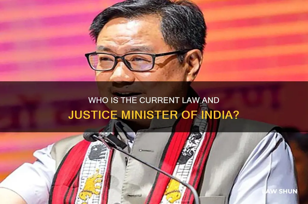 who is law and justice minister of india