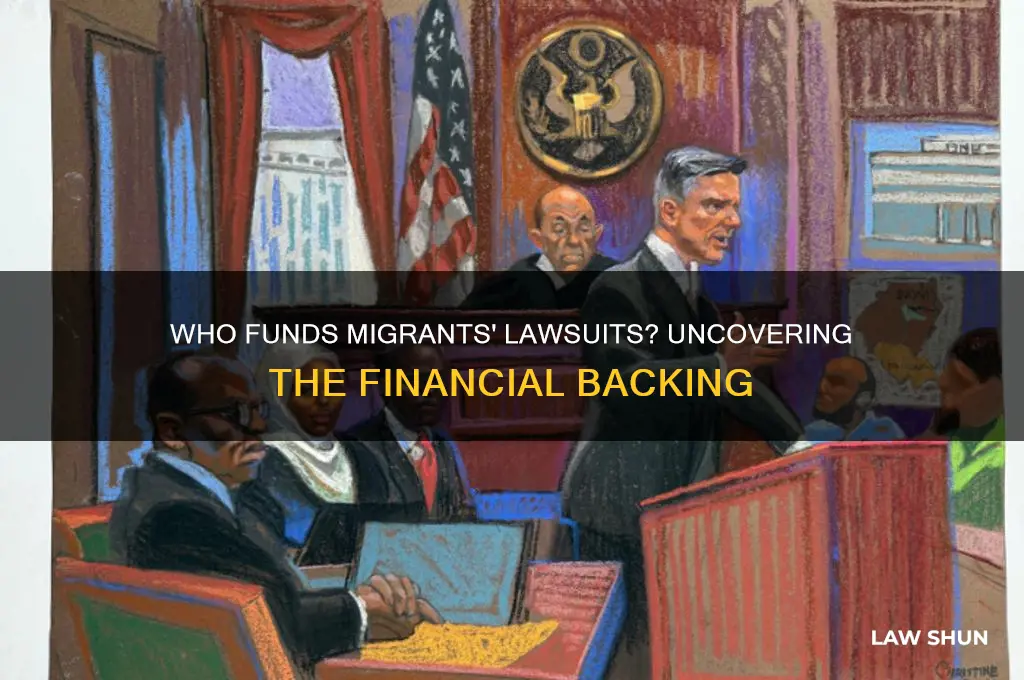 who is paying for the migrants law suit