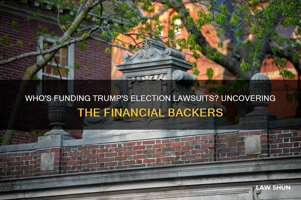 who is paying for trumps election law suits
