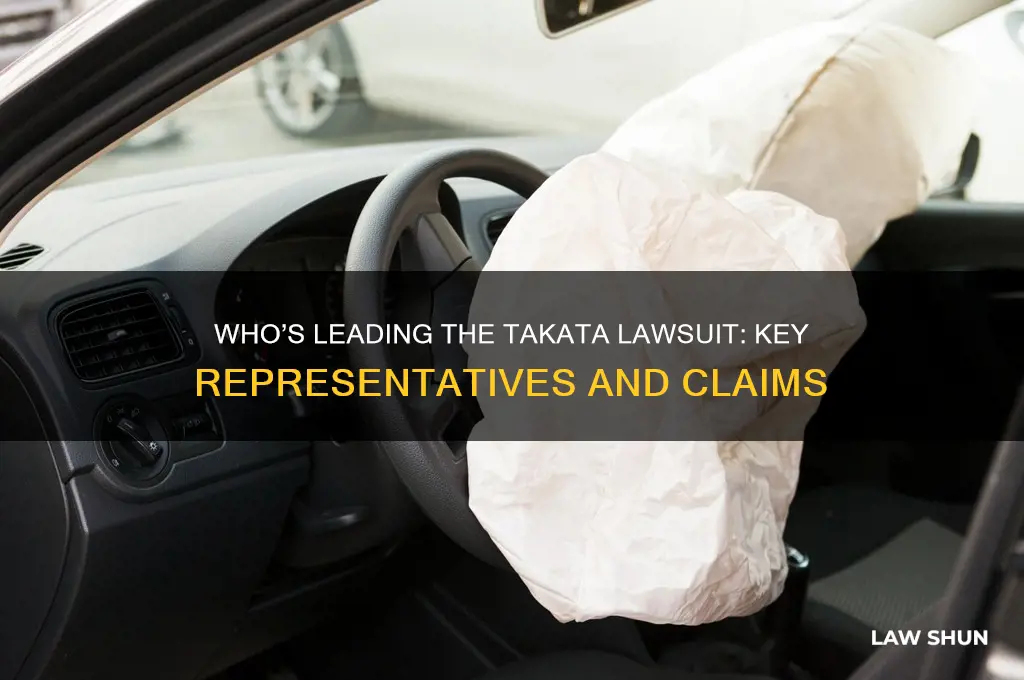 who is representing law suit on takata
