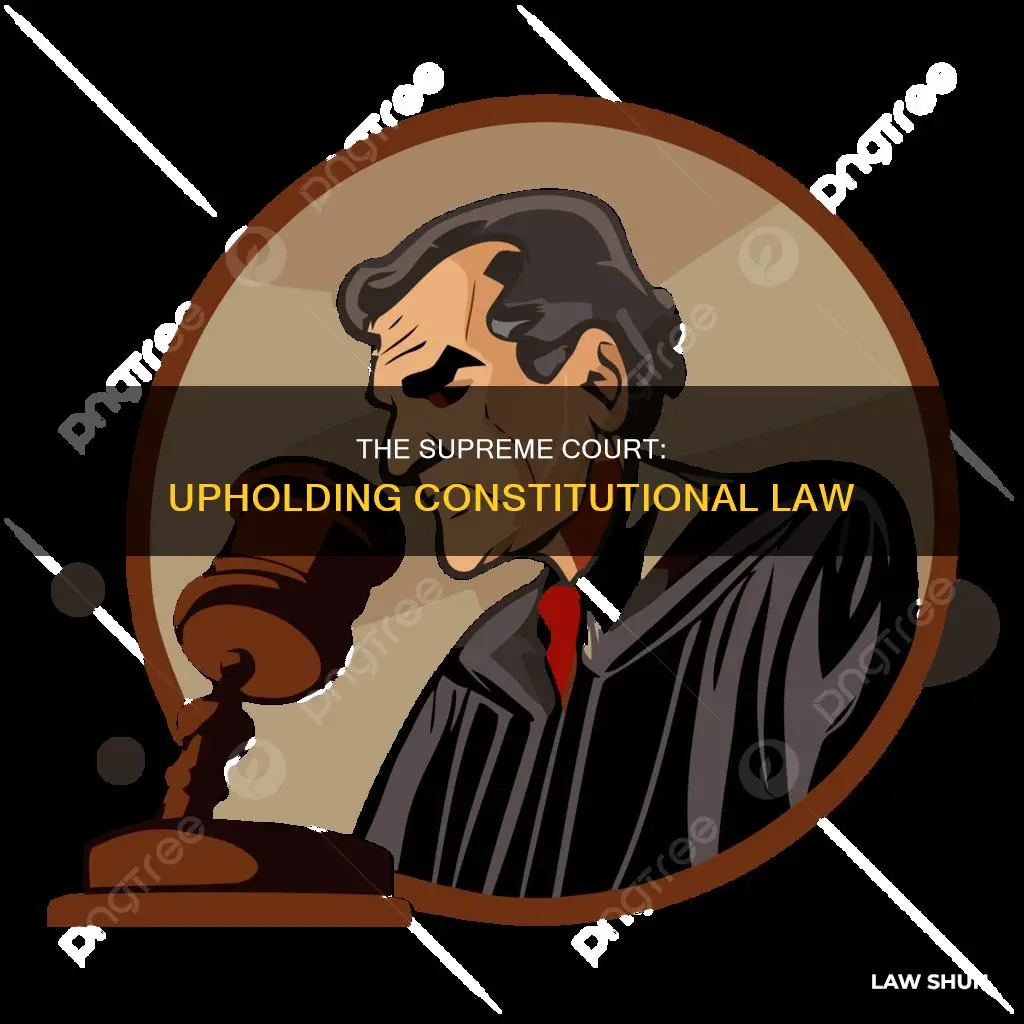 who is responsible for declaring a law is constitutional