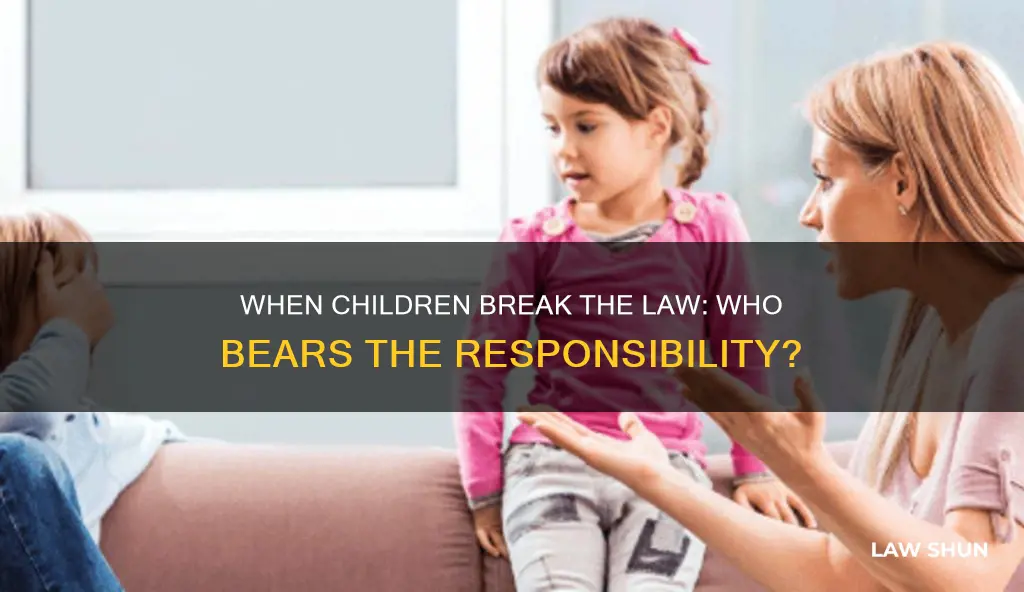 who is resposible when a child breaks the law