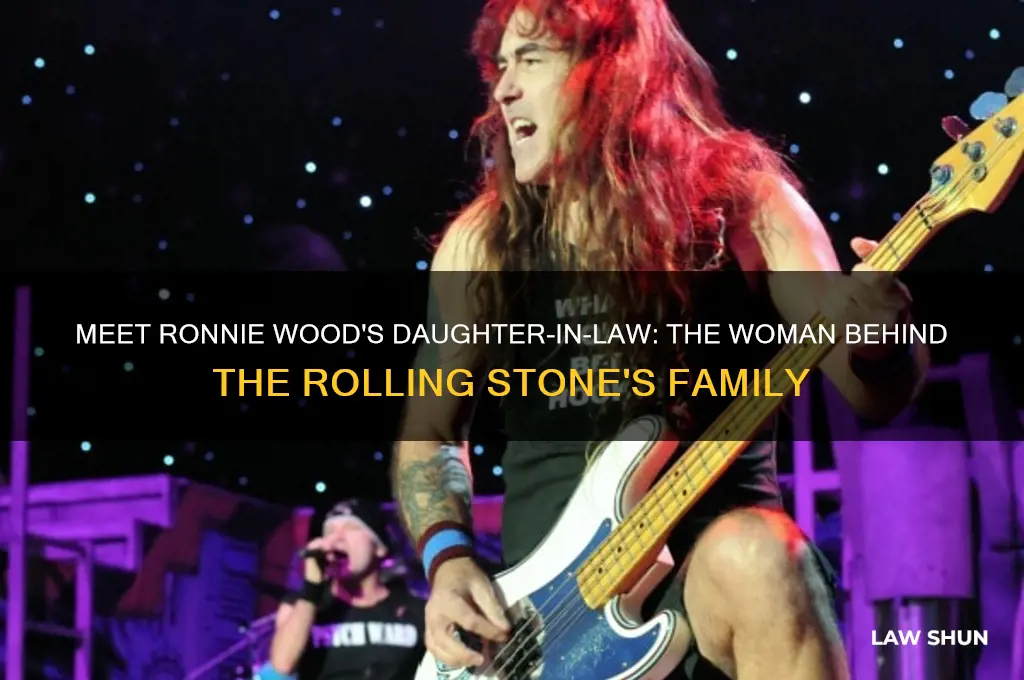 who is ronnie woods daughter in law