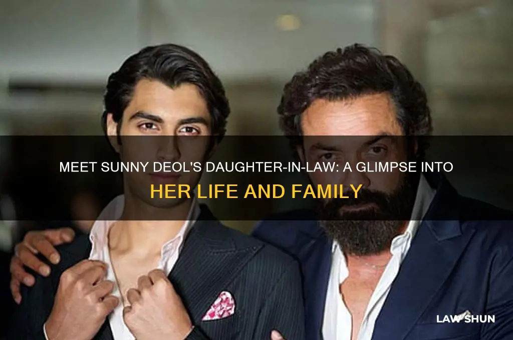 who is sunny deol daughter in law