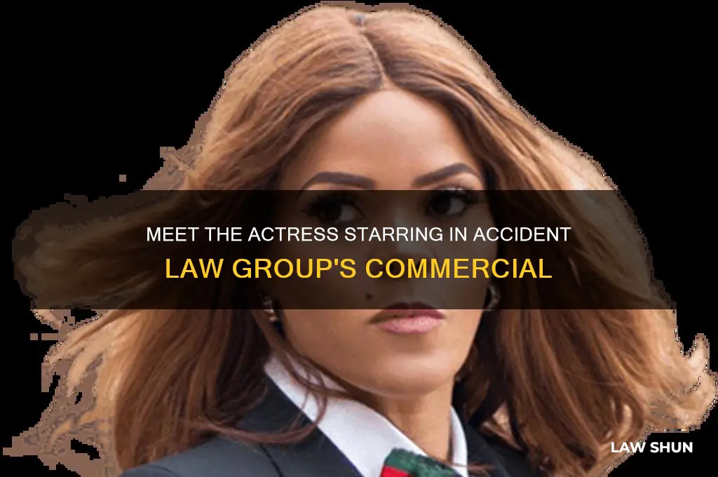 who is the actress in the accident law group commercial