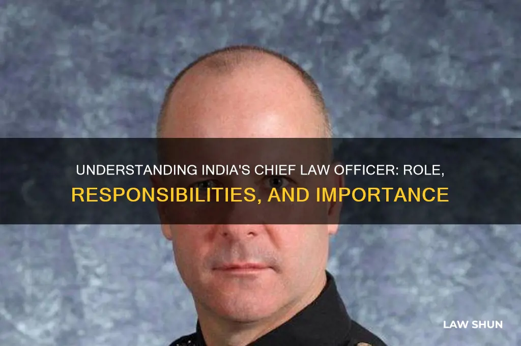 who is the chief law officer of india