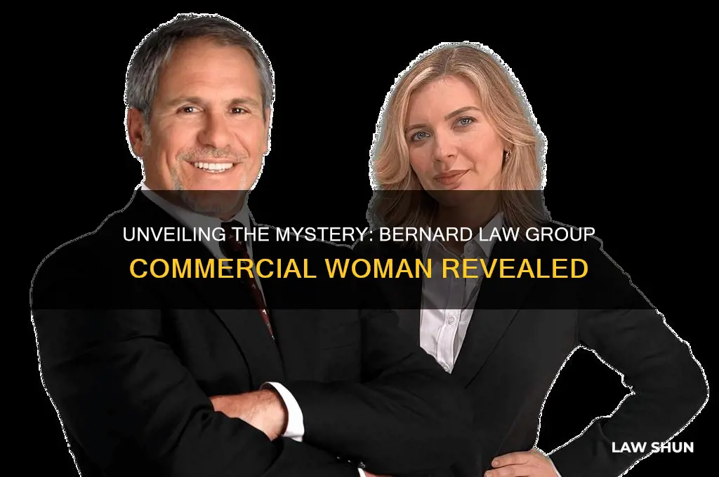 who is the woman in the bernard law group commercial