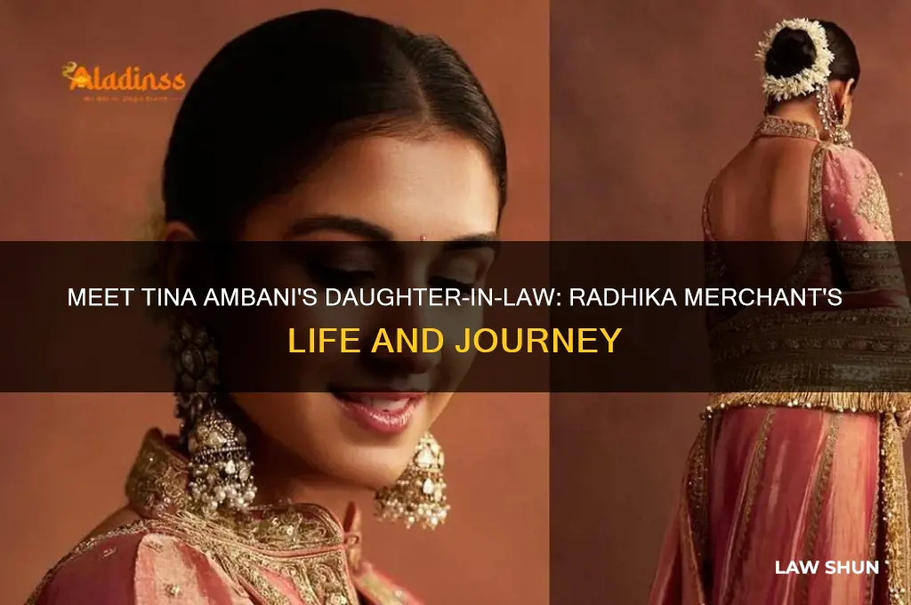 who is tina ambani daughter in law
