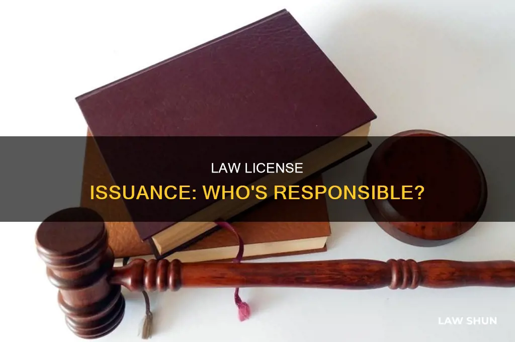 who issues a law license