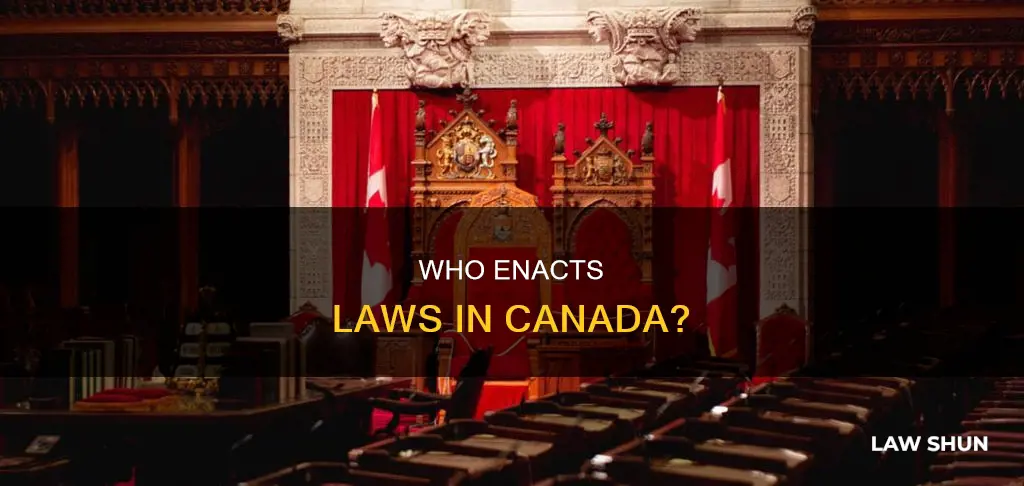 who makes laws official in canada