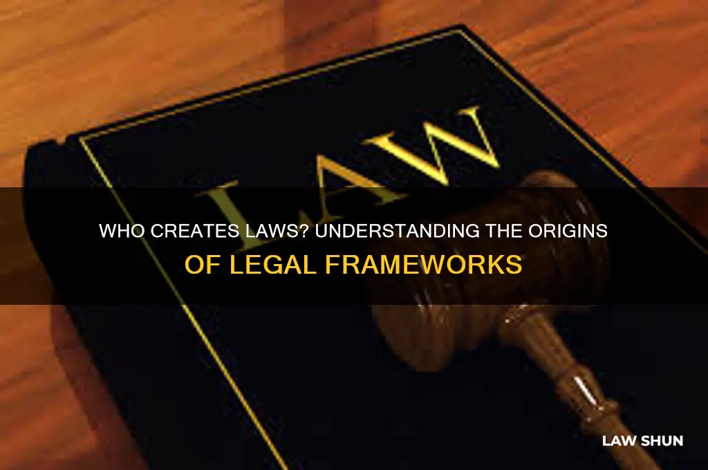 who might come up with a law