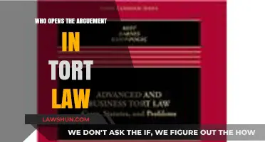 Who Initiates Tort Law Disputes: Unraveling the Argument's Origin