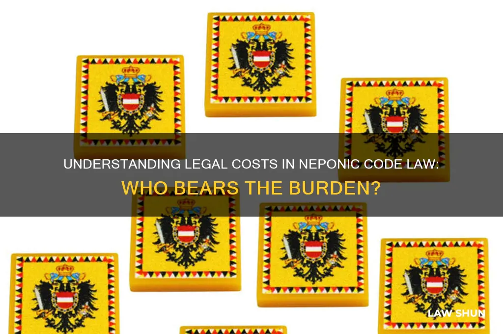 who pays legal cost in neponic code law