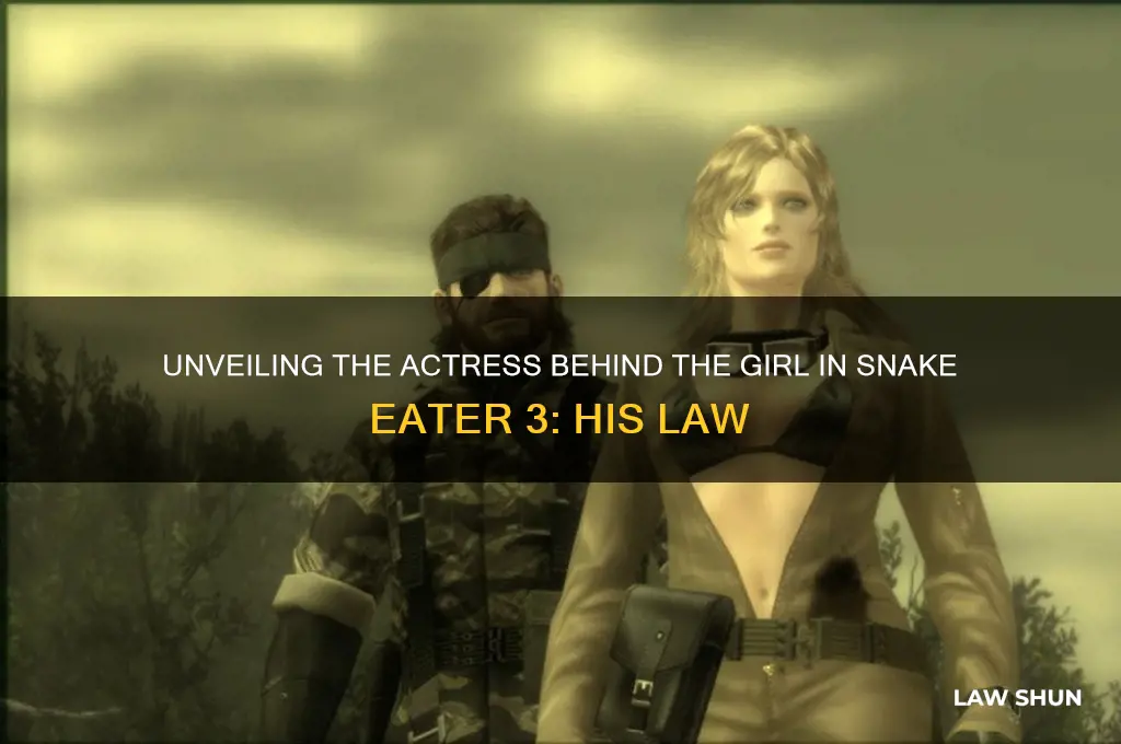 who plays the girl in snake eater 3 his law