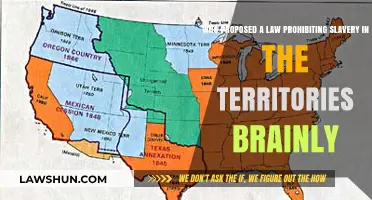Who Proposed the Law Banning Slavery in US Territories?