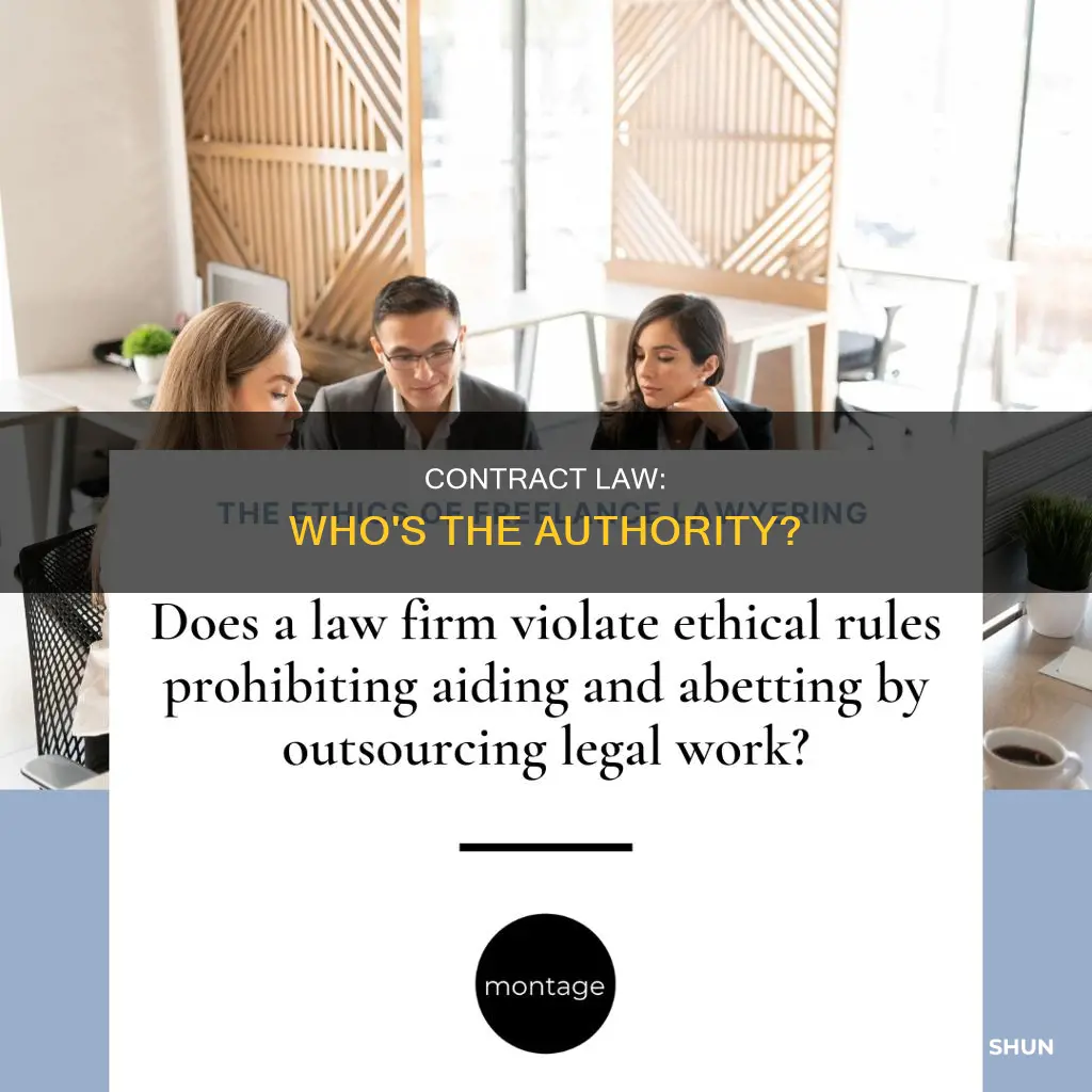 who resides over contract law