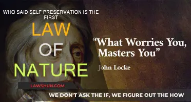 The First Law: Self-Preservation Instinct
