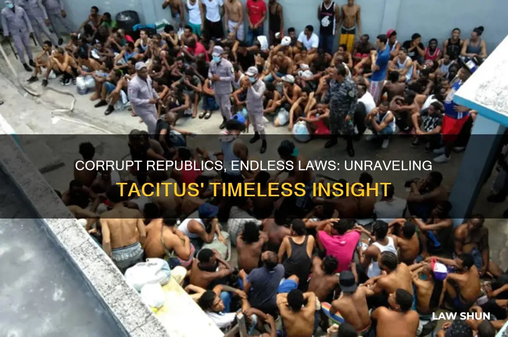 who said the most corrupt republics have the most laws