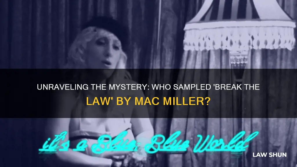 who sampled break the law mac miller