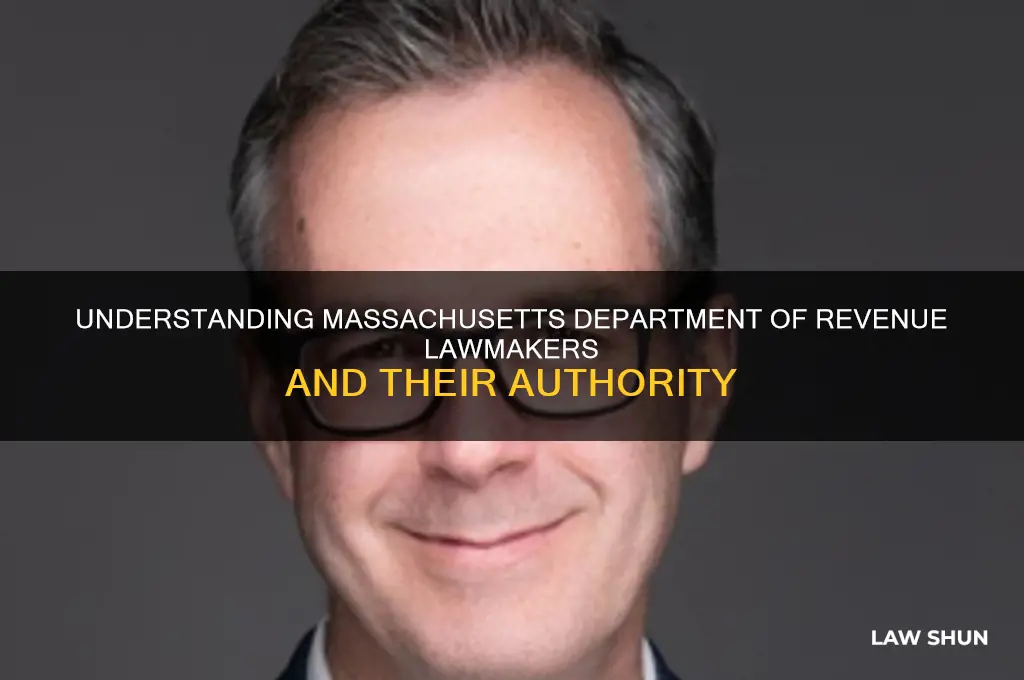 who sets laws regarding massachusetts department of revenue