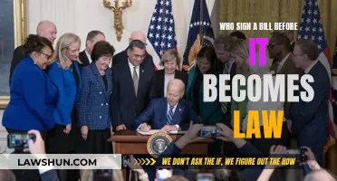 The President's Signature Makes a Bill a Law