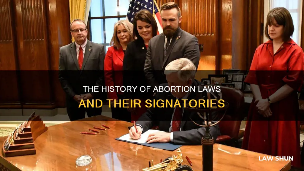 who signed abortion into law